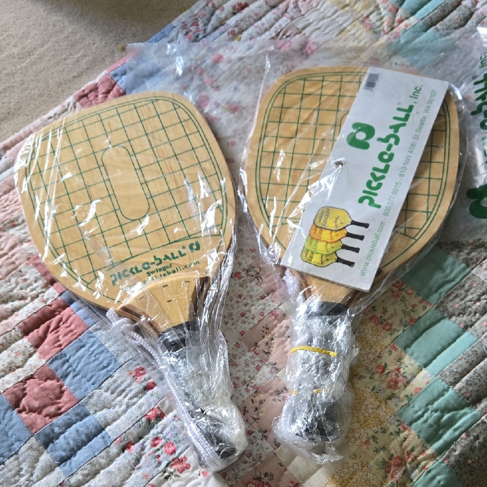 Pickleball Inc. 2 New Wooden Paddles